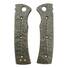 Chaves Blue Label Redencion 229 maple handle scales - Leaf Dark Green / hand-painted