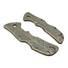 Cold Steel Mini Recon-1 maple handle scales - Leaf Dark Green / hand-painted