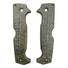 Cold Steel SR1 maple handle scales - Leaf Dark Green / hand-painted