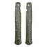 Cold Steel Ti-Lite 6 maple handle scales - Leaf Dark Green / hand-painted