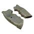 Colt Python maple grips - Leaf Dark Green / hand-painted