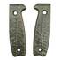 ESEE Model 3/4 maple handle scales - Leaf Dark Green / hand-painted