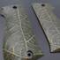 SAR K2 45/45 C maple grips - Leaf Dark Green / hand-painted