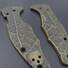 Leaf Dark Green - Spyderco Yojimbo 2 Knife Scales by Svechnikov Knives