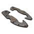 Cold Steel Spartan walnut handle scales - Molon Labe V3 Dark Bronze / hand-painted