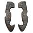 Cold Steel Spartan walnut handle scales - Molon Labe V3 Dark Bronze / hand-painted
