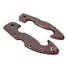 Cold Steel Spartan maple handle scales - Classic V2 Dark Cherry / hand-painted