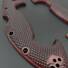 Cold Steel Spartan maple handle scales - Classic V2 Dark Cherry / hand-painted