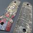 1911 Full-Size Magwell Maple Grips - Psalms 23:4 X Immaculate Heart / Hand-painted