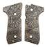 Beretta 92 full-size maple grips - Saint / hand-painted