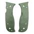 Spyderco Lil' Temperance 3/Lightweight Micarta Green handle scales - Traditional / hand-painted