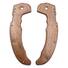 Cold Steel Mayhem walnut handle scales - Traditional / hand-painted