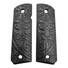 1911 full-size maple grips - Vegvisir X Viking Black / hand-painted