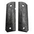 1911 full-size maple grips - Wolves Black / hand-painted