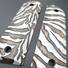 1911 full-size maple grips - Zebra Skin / hand-painted