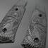 Laugo Arms Alien maple grips - Alien Black / hand-painted