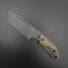 Böker Plus Little Dvalin maple handle scales - Artefact Dark Bronze / hand-painted