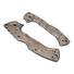 Cold Steel 4-Max Elite maple handle scales - Artefact Dark Bronze / hand-painted