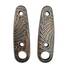 ESEE Izula 2 maple handle scales - Artefact Dark Bronze / hand-painted
