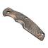 Hinderer Jurassic maple handle scales - Artefact Dark Bronze / hand-painted
