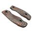 Ka-Bar Becker Necker BK11 maple handle scales - Artefact Dark Bronze / hand-painted