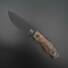 Ka-Bar Becker Necker BK11 maple handle scales - Artefact Dark Bronze / hand-painted