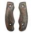 Ka-Bar Becker Necker BK11 maple handle scales - Artefact Dark Bronze / hand-painted