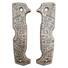 Cold Steel SR1 maple handle scales - Aztec / hand-painted