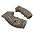 Smith And Wesson K/L frame Round Butt maple grips - Celtic Gates / hand-painted