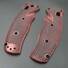 Benchmade Volli 1000001 maple handle scales - Classic V2 Dark Cherry / hand-painted