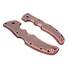 Cold Steel Recon 1 maple handle scales - Classic V2 Dark Cherry / hand-painted