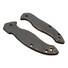Spyderco Canis walnut handle scales - Classic V2 Dark / hand-painted