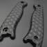 Ka-Bar Becker Short maple handle scales - Dragon Scales Black / hand-painted