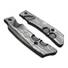 Fox Knives Military Division Forprene maple handle scales - Fibers Black Silver / hand-painted