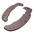Cold Steel Mayhem maple handle scales - Fibers Dark Blood / hand-painted