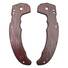 Cold Steel Mayhem maple handle scales - Fibers Dark Blood / hand-painted