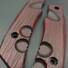 Fox Knives Military Division Forprene maple handle scales - Fibers Dark Blood / hand-painted