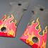 Beretta 80X Cheetah maple grips - Flame / hand-painted