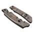 Fox Knives Military Division Forprene maple handle scales - Hell / hand-painted