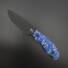 Ka-Bar Becker Necker BK11 maple handle scales - Japan Wave / hand-painted