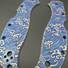 Spyderco Stretch 2 XL Cru-Wear maple handle scales - Japan Wave / hand-painted