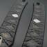 CIVIVI Vision FG maple handle scales - Katana Black Silver Coin / hand-painted