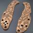 Spyderco Delica 4, Lil' Matriarch maple handle scales - Kitchen Buddies (3166) / hand-painted