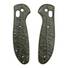 Benchmade Mini Griptilian 555 maple handle scales - Leaf Dark Green Clipless / hand-painted