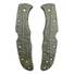 Spyderco Endura 4/Matriarch 2 maple handle scales - Leaf Dark Green / hand-painted