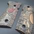 Beretta 92 full-size maple grips - Miyamoto Musashi X Achilles / hand-painted
