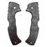Cold Steel 4-Max Scout wenge handle scales - Molon Labe V3 / hand-painted