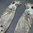 Benchmade Barrage 580 maple handle scales - Moon Raven / hand-painted