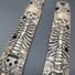 Cold Steel Ti-Lite 4 maple handle scales - Skeleton / hand-painted