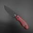 Ka-Bar Becker Necker BK11 amaranth handle scales - Traditional / hand-painted